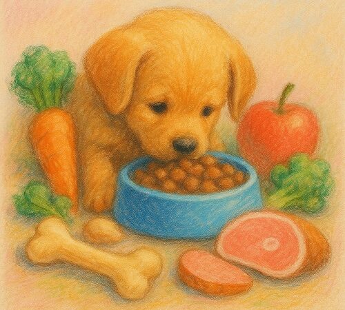 l’alimentazione del cucciolo di cane.